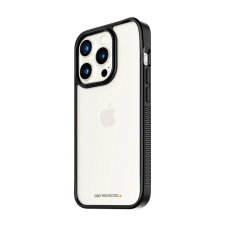 PanzerGlass D3O ClearCase Apple iPhone 15 Pro Tok - Átlátszó/Fekete (1177) tok és táska