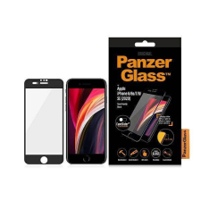 PanzerGlass E2E Super+ iPhone 6/6s/7/8 /SE 2020 / SE 2022 tokbarát CamSlider fekete képernyővédő fólia mobiltelefon kellék