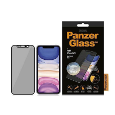 PanzerGlass E2E Super+ iPhone Xr/11 tokbarát CamSlider Privacy fekete kijelzővédő fólia mobiltelefon kellék