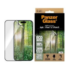 PanzerGlass ECO MATRIX képernyővédő üveg (flexibilis, karcálló + segédkeret) ÁTLÁTSZÓ (PANZERGLASS_2869) mobiltelefon kellék
