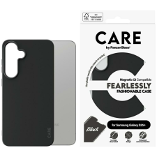 PanzerGlass Fashion QI MagSafe-kompatibilis tok Samsung Galaxy S25 Plus - fekete tok és táska