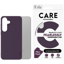 PanzerGlass Fashion QI MagSafe-kompatibilis tok Samsung Galaxy S25 Plus - lila tok és táska