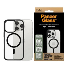 PanzerGlass HardCase MagSafe hátlaptok iPhone 16 Pro fekete-átlátszó tok és táska
