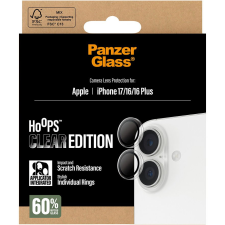 PanzerGlass Hoops Apple iPhone 17/16/16 Plus - átlátszó (PG75123) mobiltelefon kellék