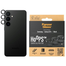 PanzerGlass Hoops Camera kamera lencse védő üvegfólia fekete szegéllyel Samsung Galaxy S24 Plus mobiltelefon kellék
