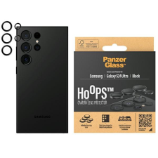 PanzerGlass Hoops Camera kamera lencse védő üvegfólia fekete szegéllyel Samsung Galaxy S24 Ultra mobiltelefon kellék
