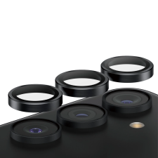 PanzerGlass Hoops Galaxy S24+ Kamera védő üveg - Fekete (3db) mobiltelefon kellék