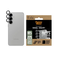 PanzerGlass Hoops Samsung Galaxy S25+ fekete kameravédő gyűrű mobiltelefon kellék