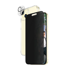 PanzerGlass iPhone 15 Plus kijelzővédő fólia + Hátlapvédő tok és kamera védő (B1174+P2811) tok és táska