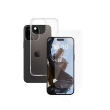 PanzerGlass iPhone 15 Pro Max Edzett üveg kijelzővédő + Tok mobiltelefon kellék
