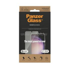 PanzerGlass képernyővédő üveg (3D, ütésállóság, 9H + segédkeret) ÁTLÁTSZÓ (PANZERGLASS_7351) mobiltelefon kellék
