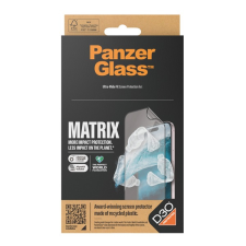 PanzerGlass matrix d3o képerny&#337;véd&#337; fólia (3d, tok barát, 9h + segédkeret) átlátszó 7354 mobiltelefon kellék