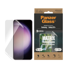 PanzerGlass Matrix Hybrid Samsung Galaxy S23 Plus Edzett üveg kijelzővédő (7319) mobiltelefon kellék