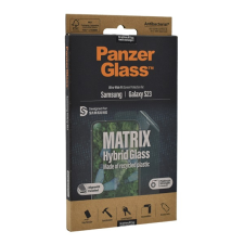 PanzerGlass MATRIX képernyővédő fólia (3D full cover, íves, karcálló, 9H + felhelyezést segítő keret) ÁTLÁTSZÓ mobiltelefon kellék