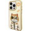 PanzerGlass Nimmy Cool&Cute 2.0 Cat Tok iPhone 15 Pro Max - Bézs (N-KM-IP15-PRO-MAX-05-A)