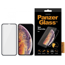 PanzerGlass Screen Protector Curved Edges iPhone XS Max fekete mobiltelefon kellék
