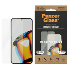 PanzerGlass Ultra-Wide Fit edzett üveg felhelyezést segítő kerettel Samsung Galaxy S23 tok és táska
