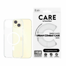 PanzerGlass Urban Combat iPhone 15 Plus MagSafe Telefon tok - Átlátszó / Fehér (1419) tok és táska