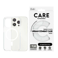 PanzerGlass Urban Combat iPhone 15 Pro MagSafe Telefon tok - Átlátszó / Fehér tok és táska
