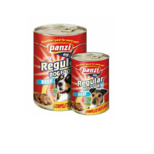 Panzi Akciós Raklapos ár: Panzi Regular konzerv - marha - kutyáknak (1240g) kutyaeledel