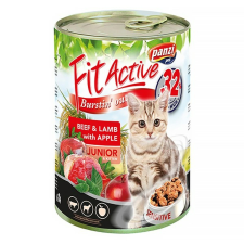 Panzi Állateledel konzerv PANZI FitActive junior macskának (marha, bárány) 415g macskaeledel