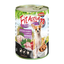 Panzi Állateledel konzerv PANZI FitActive kutyának liba- és nyúlhússal, almával 415 g kutyaeledel