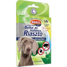 Panzi bolha- és kullancsriasztó nyakörv kutyáknak (75 cm l Fekete) élősködő elleni készítmény kutyáknak