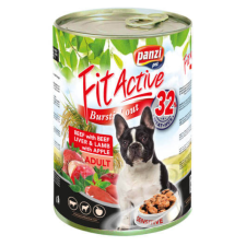  Panzi FitActive Adult Dog Konzerv marhával, májjal és bárányhússal – 12×415 g kutyaeledel