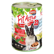  Panzi FitActive Adult Dog Konzerv marhával, májjal és bárányhússal – 6×1240 g kutyaeledel