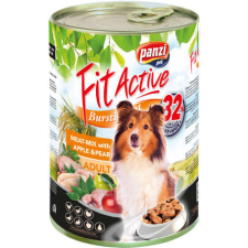 Panzi FitActive Dog Meat-Mix with Apple &amp; Pear konzerv 1.24 kg kutyaeledel