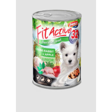 Panzi | FitActive | Kölyök és növendék kutyáknak | Konzerv | Liba, nyúl és alma - 415 g kutyaeledel