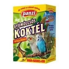 Panzi Panzi gyümölcsös koktél 200 ml papagájoknak madáreledel