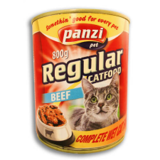 Panzi Regular Adult (marha) konzerv - Felnőtt macskák részére (800g) macskaeledel