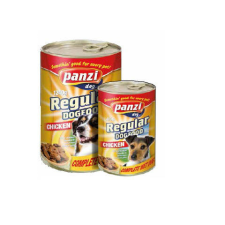Panzi | Regular | Felnőtt kutyáknak | Konzerv | Csirke - 415 g kutyaeledel