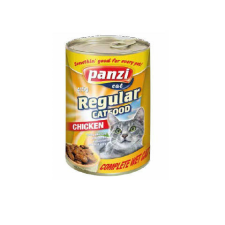 Panzi | Regular | Felnőtt macskáknak | Konzerv | Csirke - 415 g macskaeledel