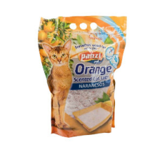 Panzi | Silica Cat macskaalom, narancs - 3,8 L macskaalom