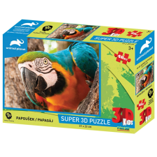 Papagáj 3D puzzle 48 darabos puzzle, kirakós