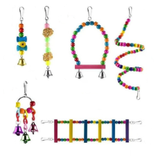  Papagáj játszó szett játék madaraknak