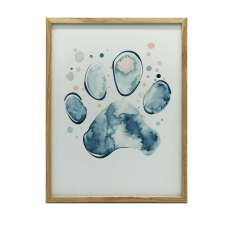 PAPANYOM FALRA FEKETE ALUMÍNIUM KERETBEN 50x70 CM MATT PAPÍR grafika, keretezett kép