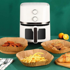 Papír sütőbetét air fryer forrólevegős sütőkhöz kocka 20x20cm 50 db-os edény