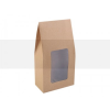  Papírdoboz natural ablakkal - 10 db/csomag
