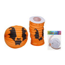 Papírlampion gömb 25 cm és henger 15 cm készlet party kellék