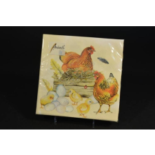  Papírszalvéta tyúkok 33 x 33 cm asztalterítő és szalvéta