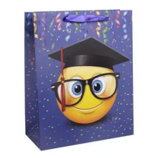  Papírtasak Ballagós emoji 18*23 party kellék