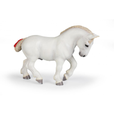 PAPO FIGURINA FEHÉR PERCHERON FEHÉR BOJTORJÁN LÓ játékfigura