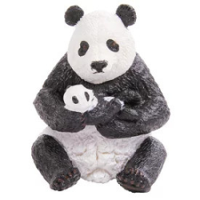  Papo Ülő panda és bocsa 50196 játékfigura