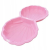 Paradiso Kagyló alakú homokozó, maxi méret - rózsaszín, 2 részes
