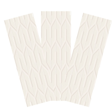 Paradyz Nightwish Bianco Ściana A Struktura Rekt. 25X75 dekor falicsempe csempe