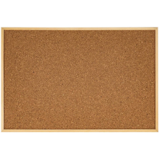 Parafatábla 90 x 120 cm - fa kerettel parafatábla