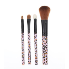  Párducmintás sminkecset készlet 4db-os smink kiegészítő